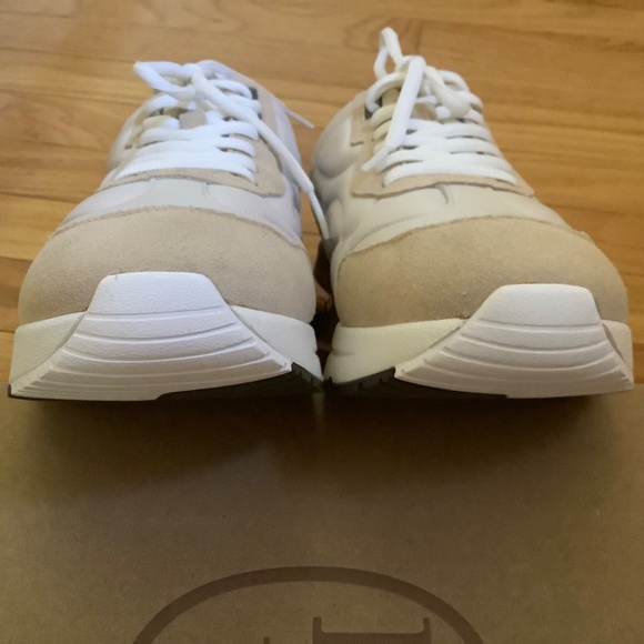 Ash Kacy Leather And Suede Sneakers Biscuit Off White SZ EU 40/ US 9.5 - Picture 7 of 16